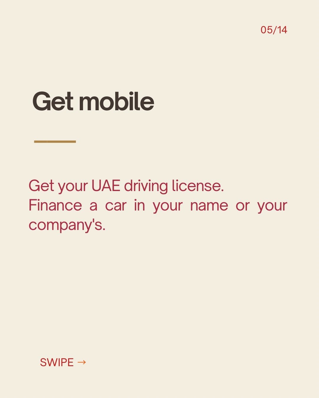The UAE roadmap — slide 5 of 14